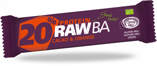 Barrita proteica cacao y naranja