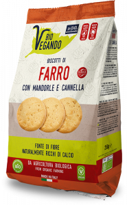 BioVegando Biscotti Farro con Mandorle e Cannella