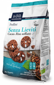 Biscuits with cocoa and  puffed rice