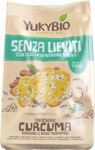 Crackers con Curcuma, Zenzero e Riso Soffiato