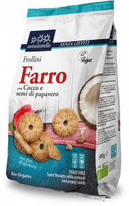 Frollini di Farro con cocco e semi di papavero