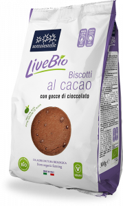 LiveBio Cookies with Cocoa and Chocolate Drops