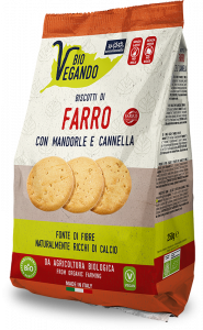 BioVegando Spelt Biscuits with Almonds and Cinnamon