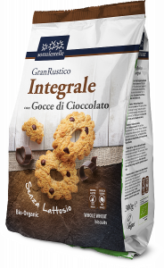 Wholewheat GranRustico Biscuit with Chocolate Chips
