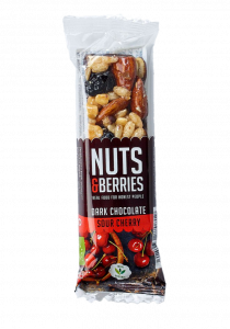 Nuts&Berries Barretta con Frutta Secca, Amarena e Cioccolato