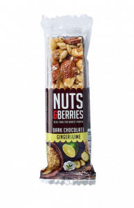Nuts&Berries Barretta con Frutta Secca, Limone e Zenzero