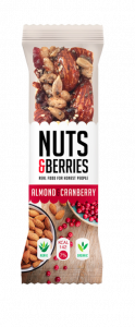 Nuts&Berries Barretta con Mandorle e Mirtilli Rossi