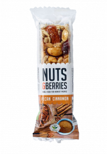 Nuts&Berries Barretta con Noci Pecan e Cannella