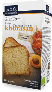 Pan tostado de trigo Turanicum Khorasan