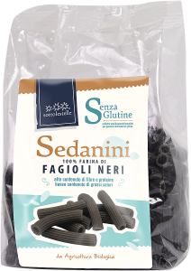 Sedanini Pasta 100% Black Beans