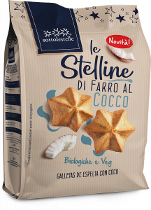 Spelt "Stelle" Biscuits with Coconut