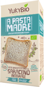 YUKYBIO Fette Biscottate con Grano Saraceno 170g