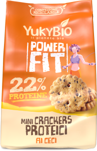 Yukybio Mini Crackers Proteici Ceci